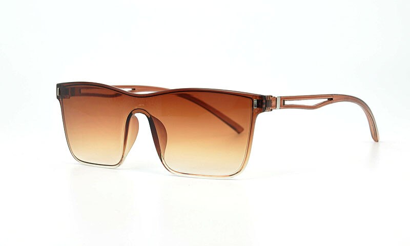 Kantløse solbriller i ét stykke med europæiske og amerikanske slikfarvede solbriller til damer: Y4