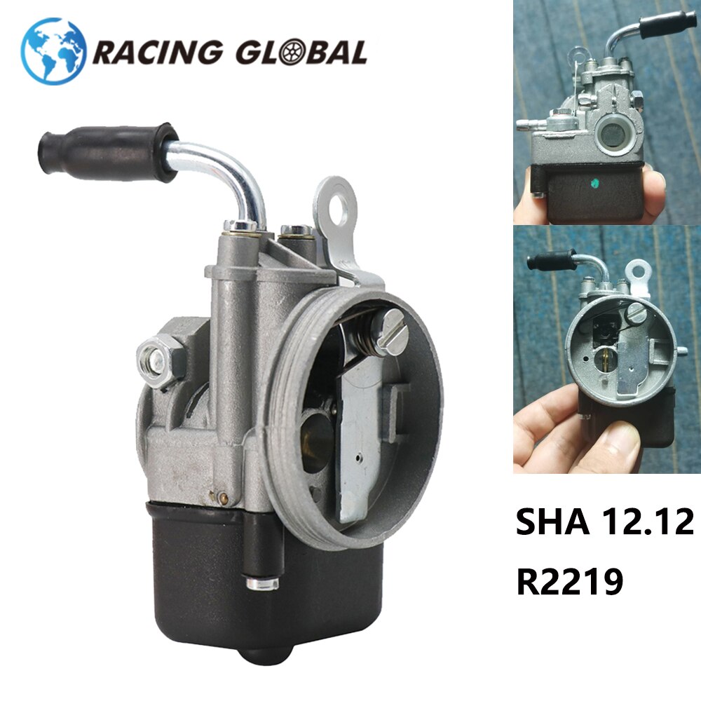 Alcon-motorcykel karburator sha 12.12 r2219 til piaggio ciao px fl knallertlomme sha 12/12 dellorto karburator