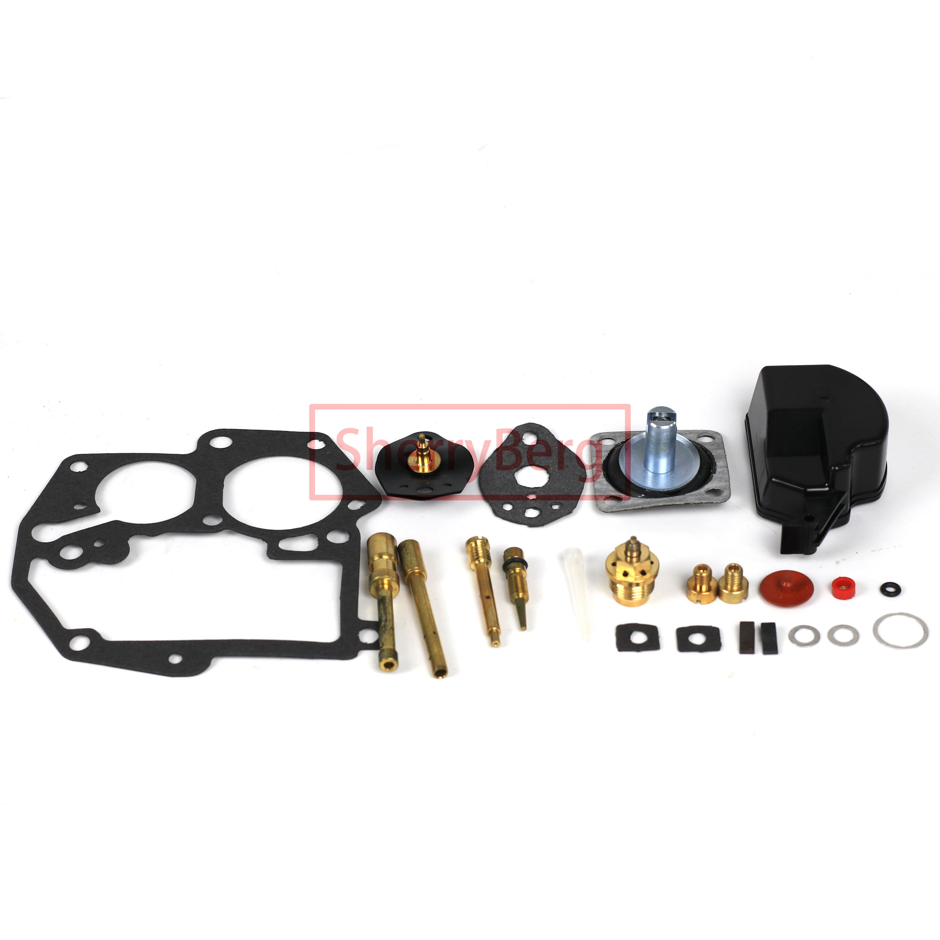 Sherryberg reparationspakning tunded kit til pierburg 2 e 2 & 2 e 3 carburadror carburetor carb service/pakning/reparationssæt tætninger flyde ...