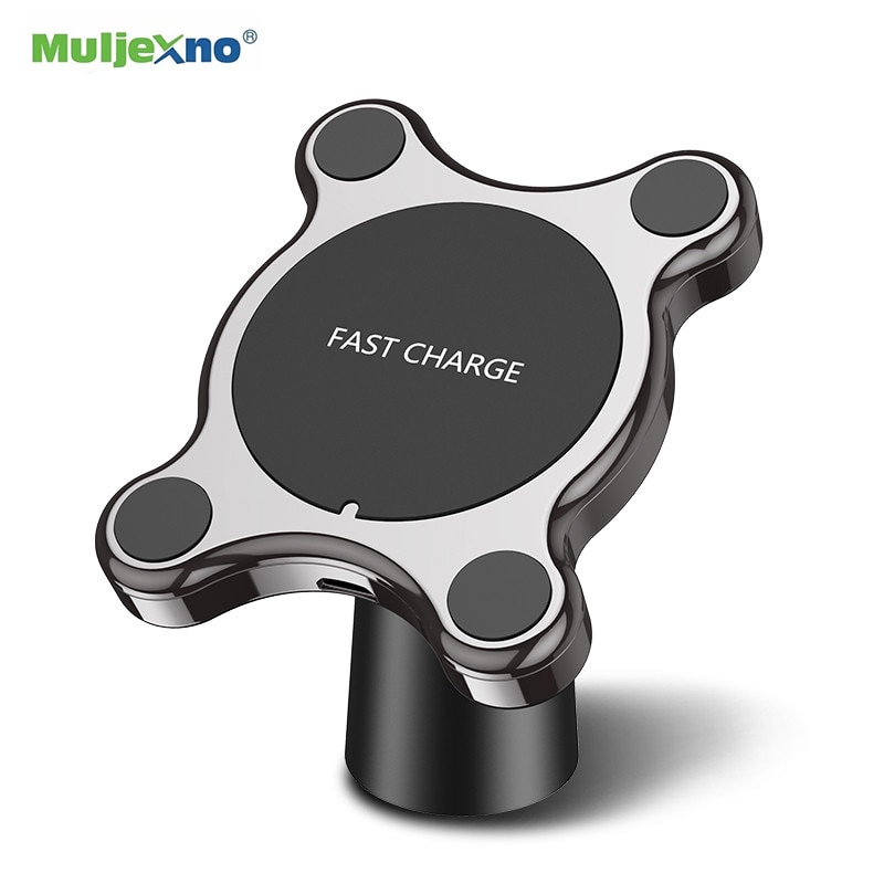 10W Magnetic Wireless Car Charger - Type-C Fast Charging for iPhone, Samsung
