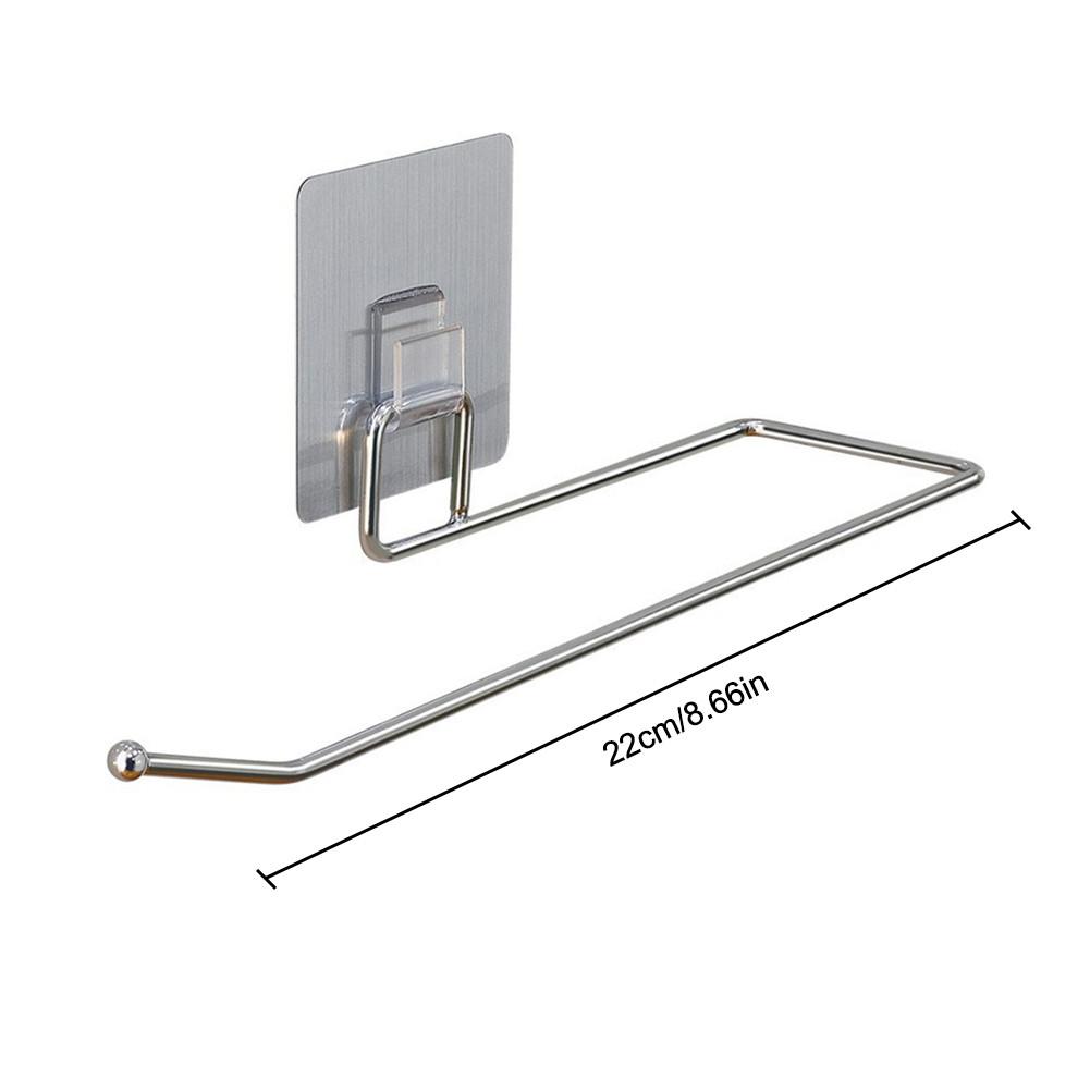Kitchen Paper Holder Hanger Tissue Roll Towel Rack Bathroom Toilet Sink Door Hanging Organizer Storage Hook Holder m10