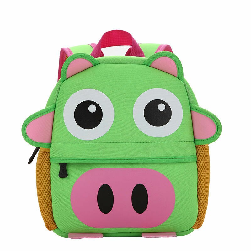 Nuevas mochilas de animales 3D para niños, mochila de de para niñas y niños, mochilas escolares de neopreno para niños, bolsas de dibujos animados de jardín de infantes
