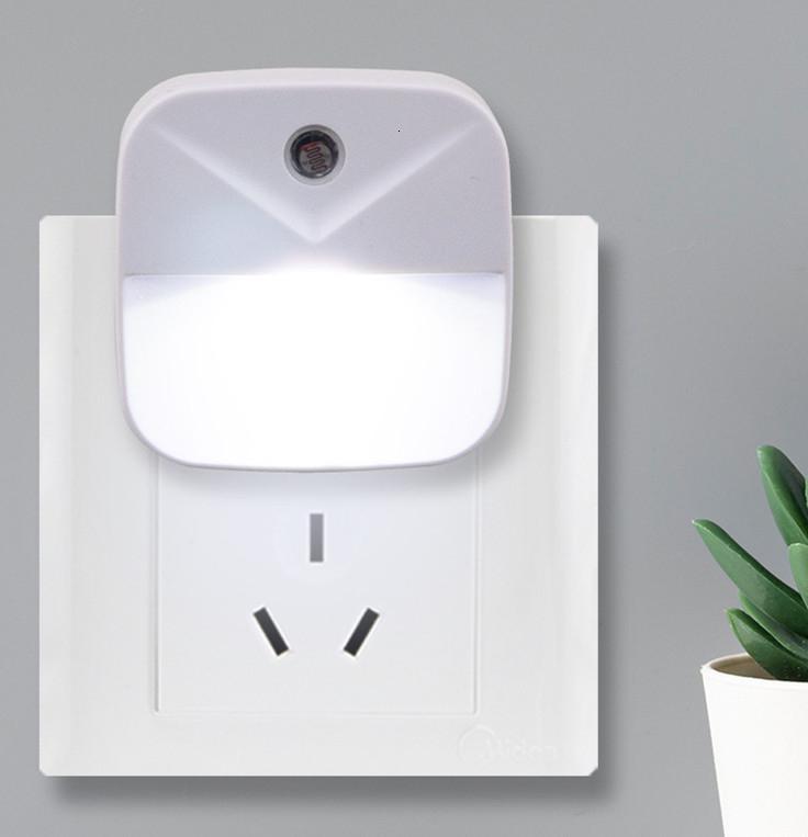 Soveværelse indretning natlys dekorativ lampe lyssensor kontrol eu us stik natlampe børn børn stue soveværelse belysning: Hvidt lys / Os