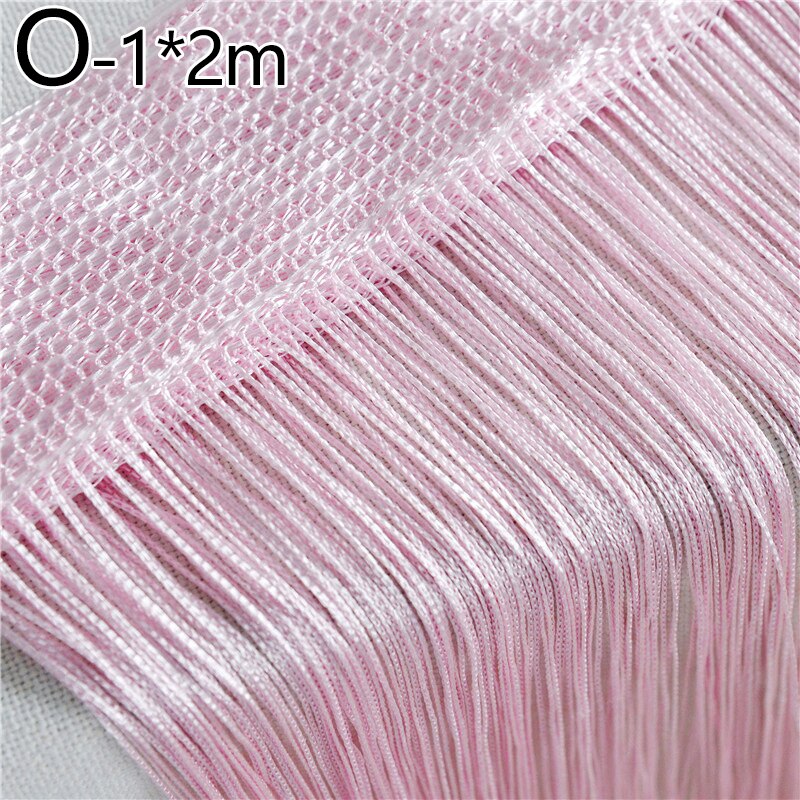 100X200Cm Draad Gordijn String Screen Lint String Divider Blind Voor Woonkamer Deur Muur Window Panel Kwastje gordijnen