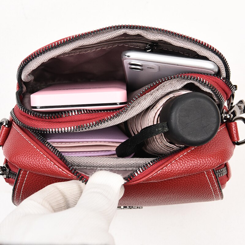 ALTE Seetang PU Leder Schulter Crossbody-tasche Für Frauen Neue Einfarbig Klappe lässig Umhängetasche Taschen feminina