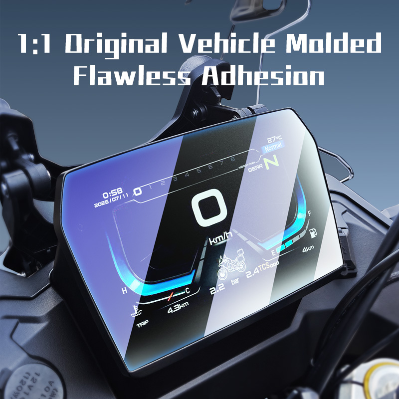 Geeignet für Voge VDS525X, VDS625X, VDS900X Instrument gehärtetes Glas Film Schutzfolie für SR4 MAX SR250GT Motorradteile