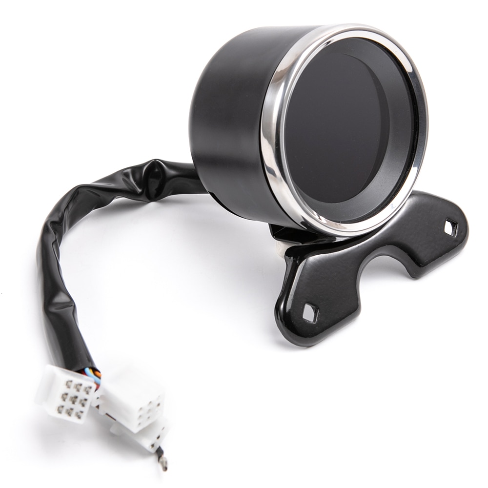 Multi-functional Gauges Instruments Motorcycle Digital Odometer Tachometer Fuel Level Speed Meter Indicator Led Round 12000rpm