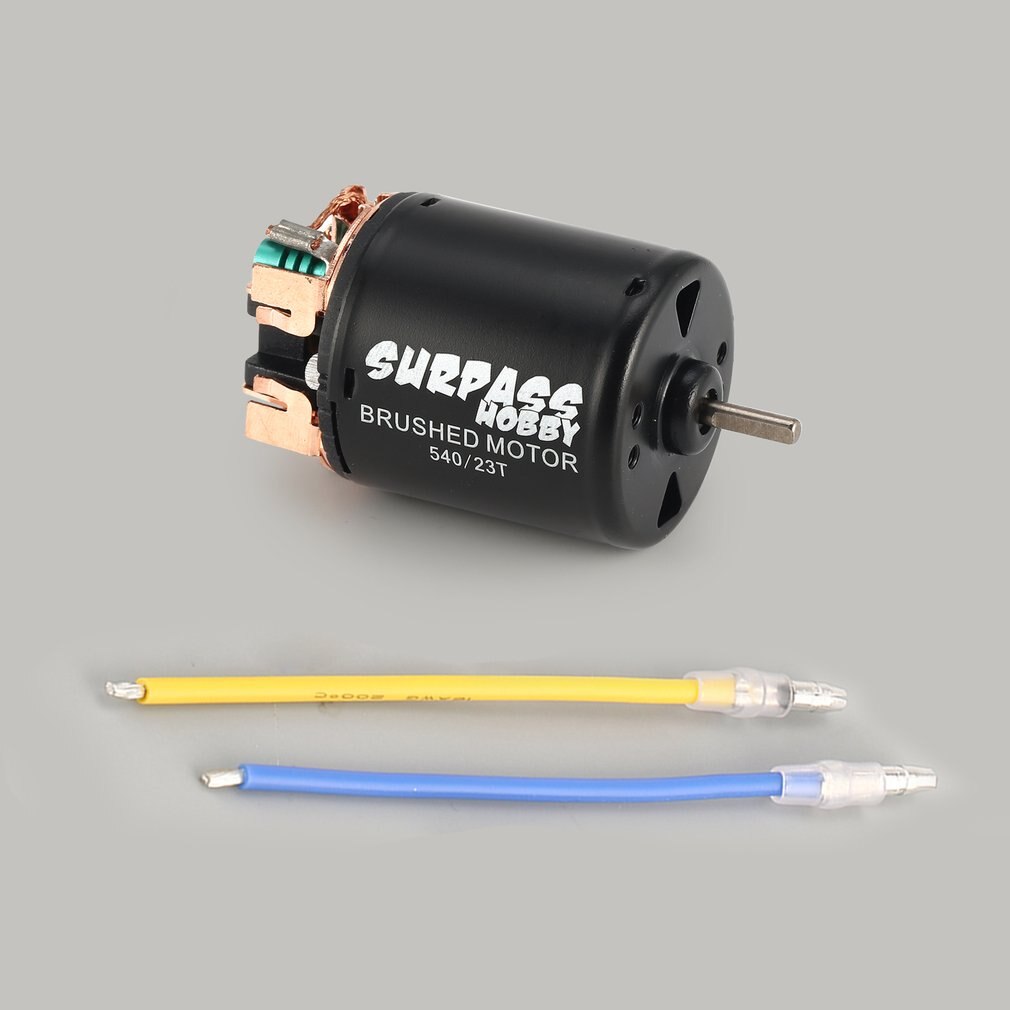 Surpass Hobby 540 13T/17T/21T/23T/27T/35T Brushed Motor 3.175mm Shaft for 1/10 RC Off-road Racing Car Vehicle Part Accessories: 540 23T