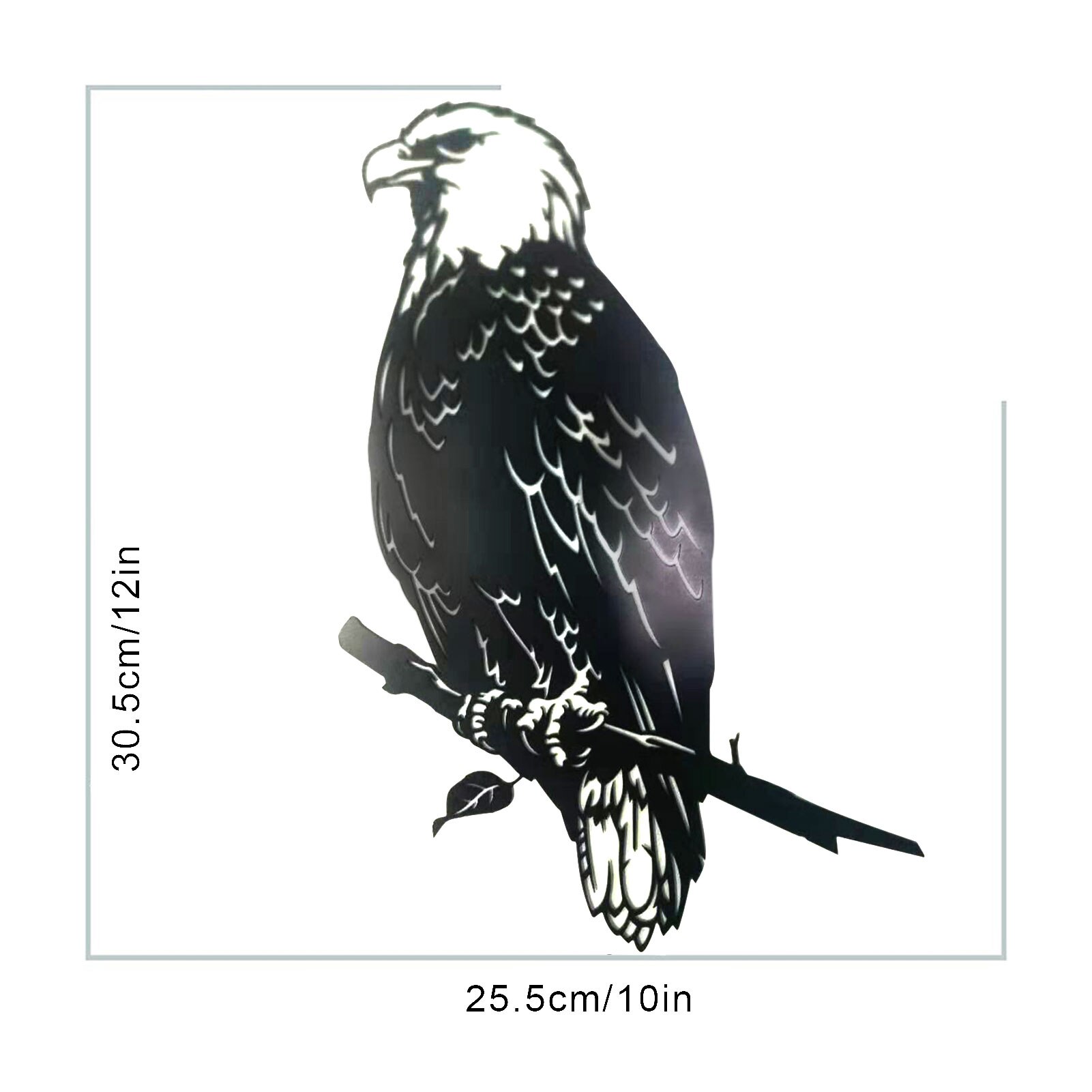 Owl Metal Tree Yard Art Tree Bird Animal Art Garden Stainless Steel Art Metal Bird Home Garden Decoration