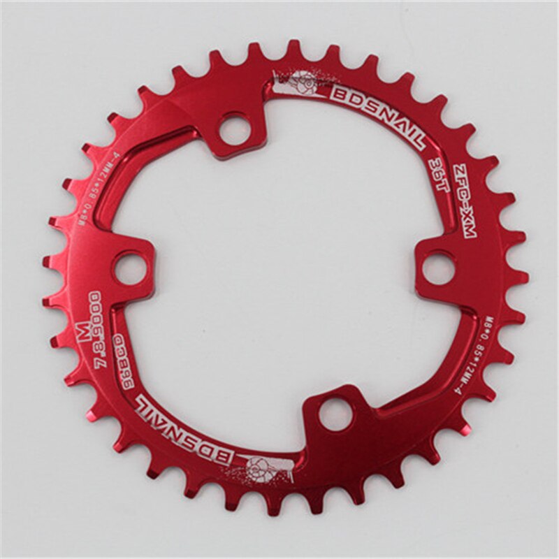 SNAIL MTB Bike Chainring Round Oval For Shimano M7000/8000/9000 32/34/36/38T 96BCD Narrow Wide Tooth Plate
