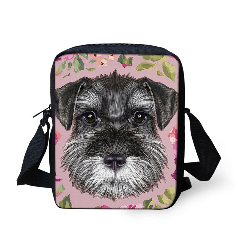 FORUDESIGNS Boston Terrier Girls Small Messenger Bag Boys Daily Shoulder Bag Pomeranian Printed Women Lightweight Crossbody Bag: Z2506E