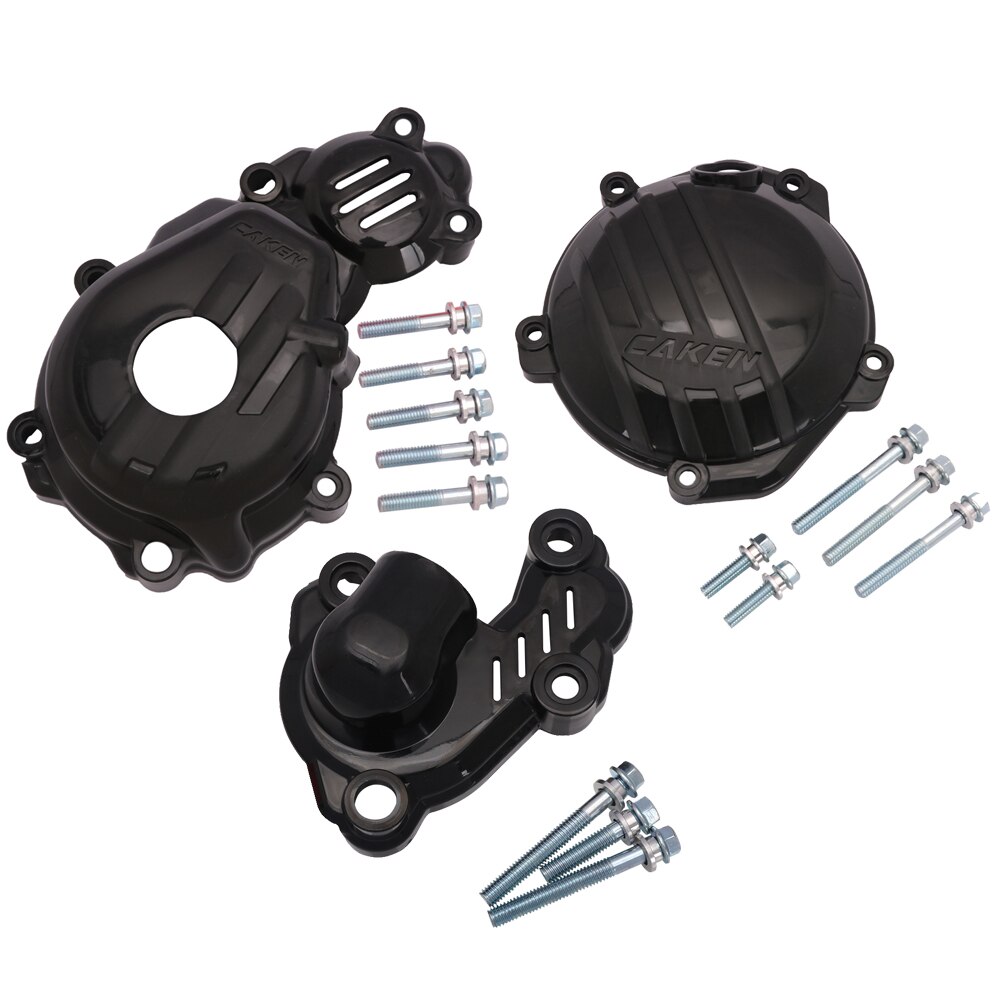 Couvercle de protection d'allumage de pompe à eau | Pour KTM -350 FC250 FX350: black set
