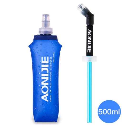 AONIJIE – bouteille d&#39;eau repliable sans BPA, 450ML ou 500ML, gourde pour le sport, bouteille d&#39;eau douce, bouilloire, Pack d&#39;hydratation, pour la vessie: 500ml 1