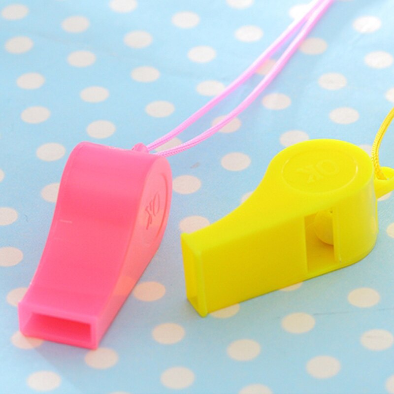 12 stuks plastic fluitjes met koord noodgevallen overleving school sport scheidsrechter kamperen  ya88