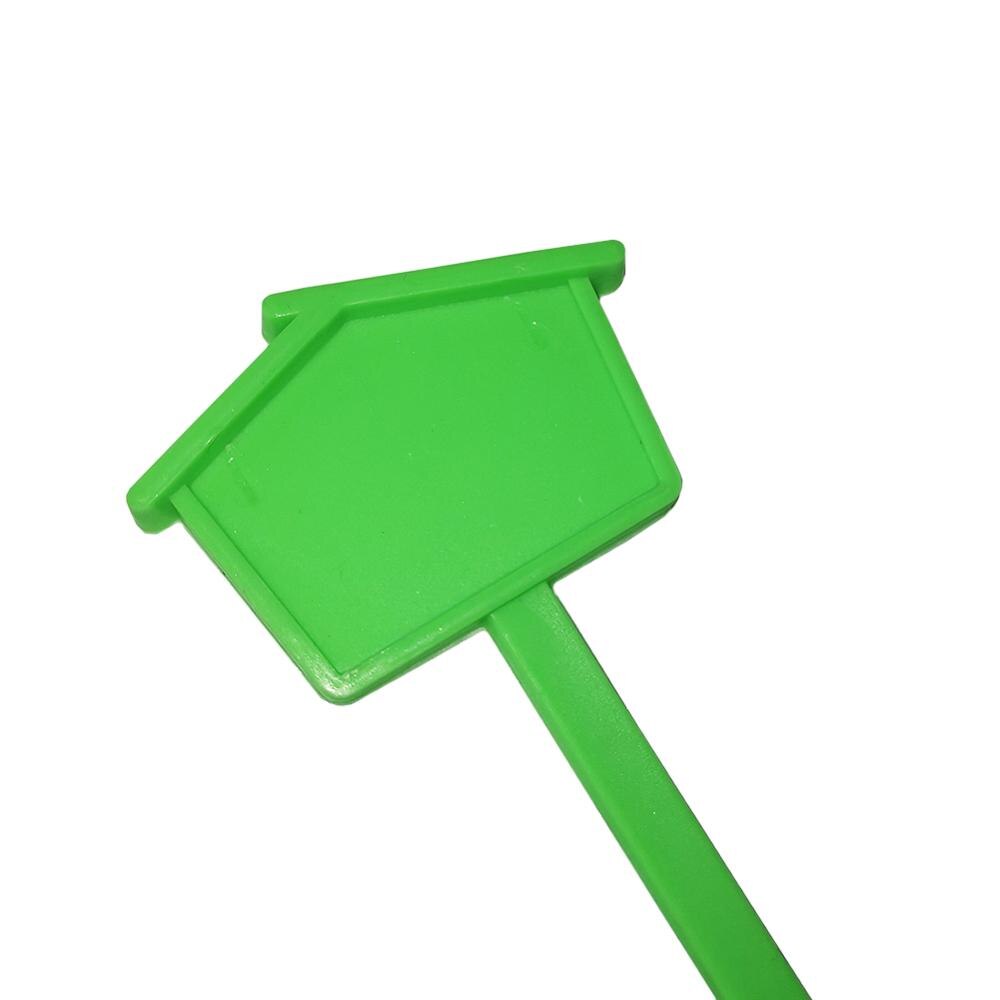 Etiquetas de plástico para plantas, etiquetas de decoração de plantas em vaso, placa de flor para casa, bandeja de mudas do berçário com 10 peças