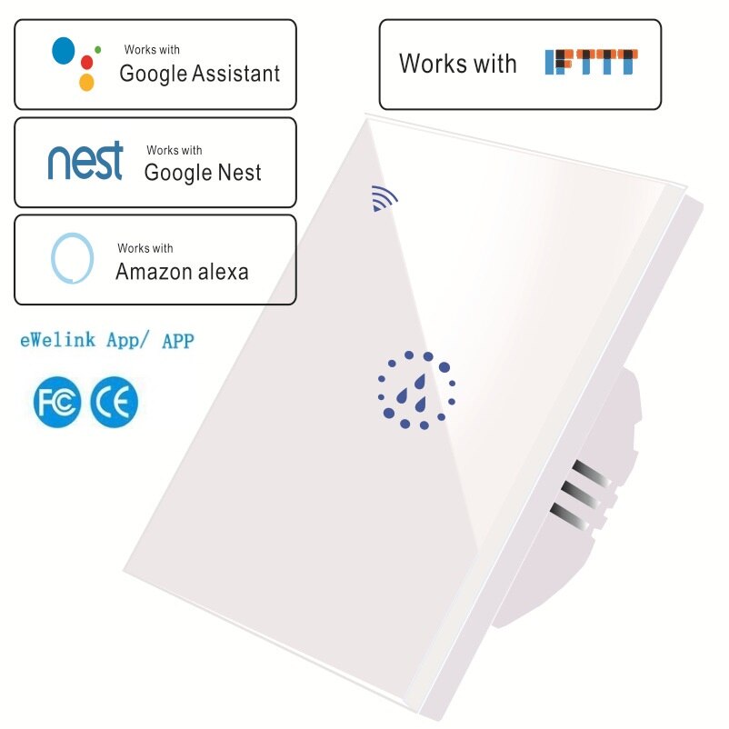 Water Heater Switch Smart Timer WiFi Boiler Switch APP Remote Control for Alexa/Echo Google