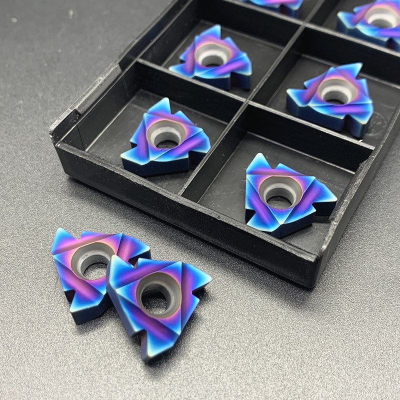 MMT22ER 22IR AG60 nano blue metal thread turning tool CNC turning tool 22ER AG60 cemented carbide lathe blade