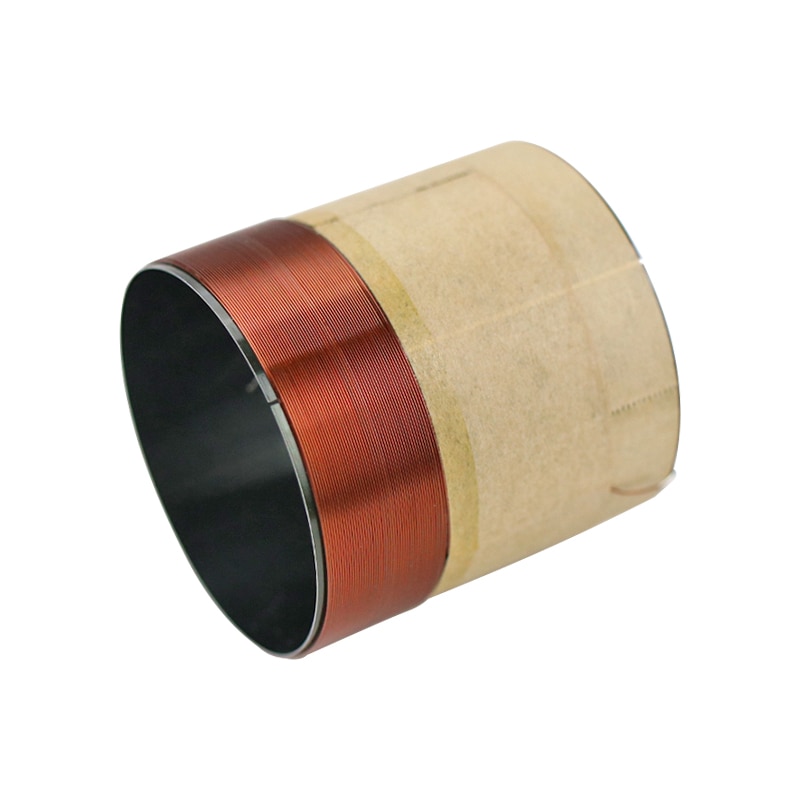 GHXAMP 38,5 MM Bass Schwingspule Ohm BASV Schwarz Aluminium Lautsprecher Reparatur DIY Höer 40 MM 1 Paare