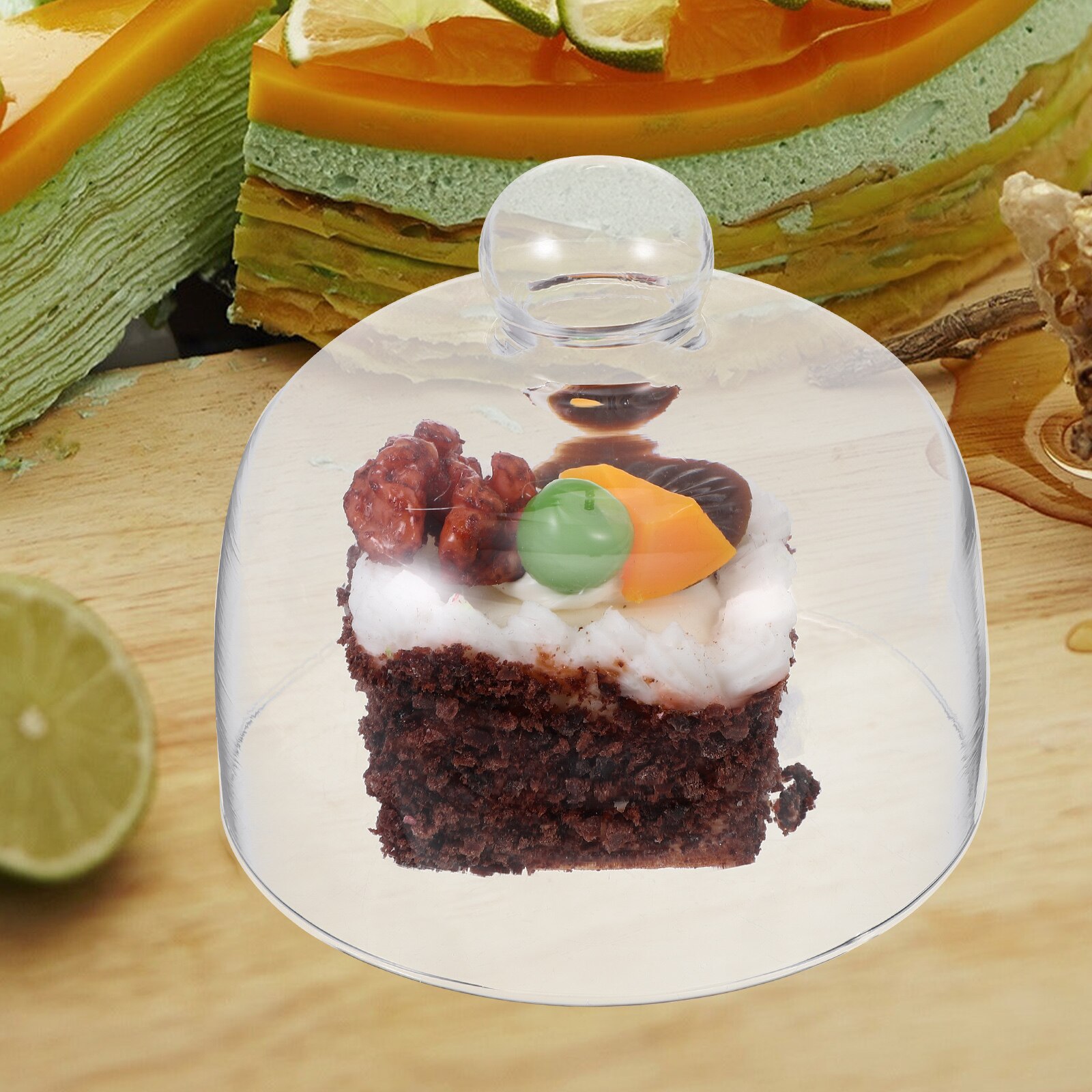 Cake Glass Cover Dessert Cover Cake Fresh-keeping Cover Food Cover