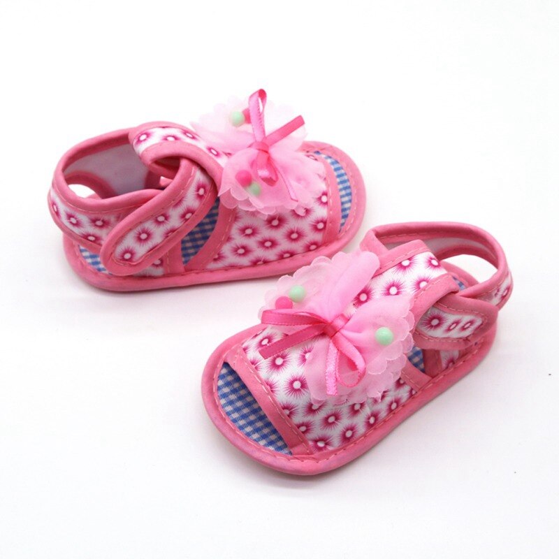Kids Baby Girl Soft Sole Schoenen Anti-slip Sandalen Prewalkers Strik Eerste Wandelaars Lopen Schoen Baby Meisje Sandalen