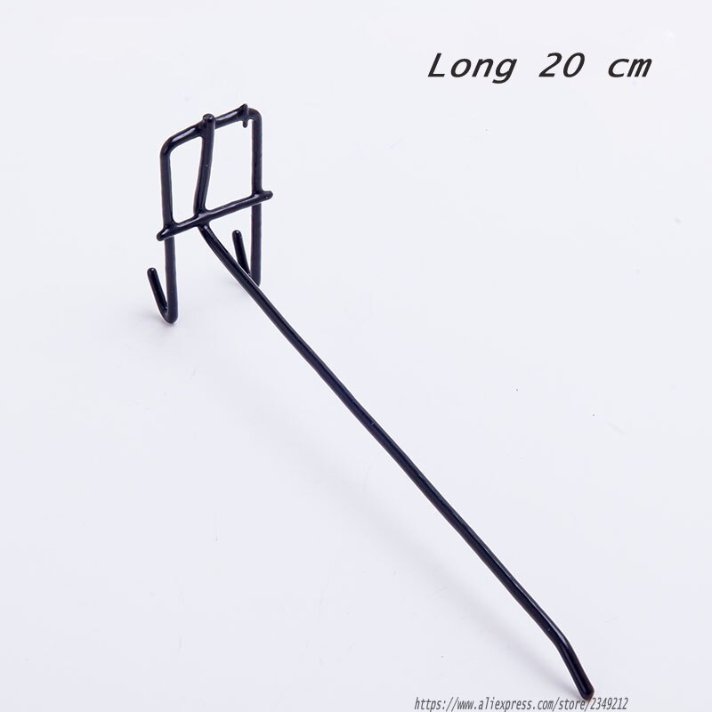 Jewelry Display Metal Hook Iron Net Hanging Hanger Jewelry Store Accessories 20pcs/lot: black 20cm long