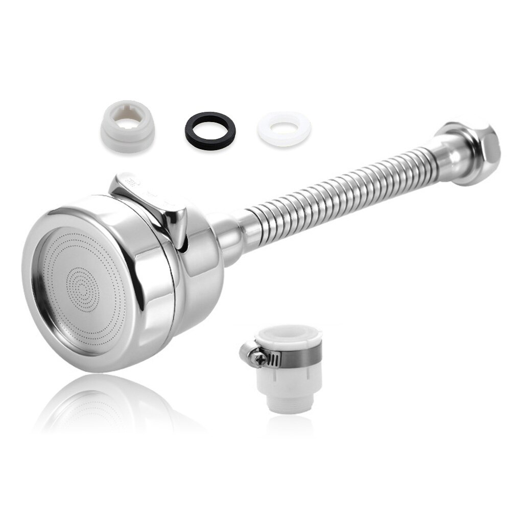 Kitchen Sink Faucet Sprayer Kitchen Tap 360 Rotatable Anti-splash Sink Sprayer Facuet Nozzle Head Water Saving Faucet Aerator: Long Style