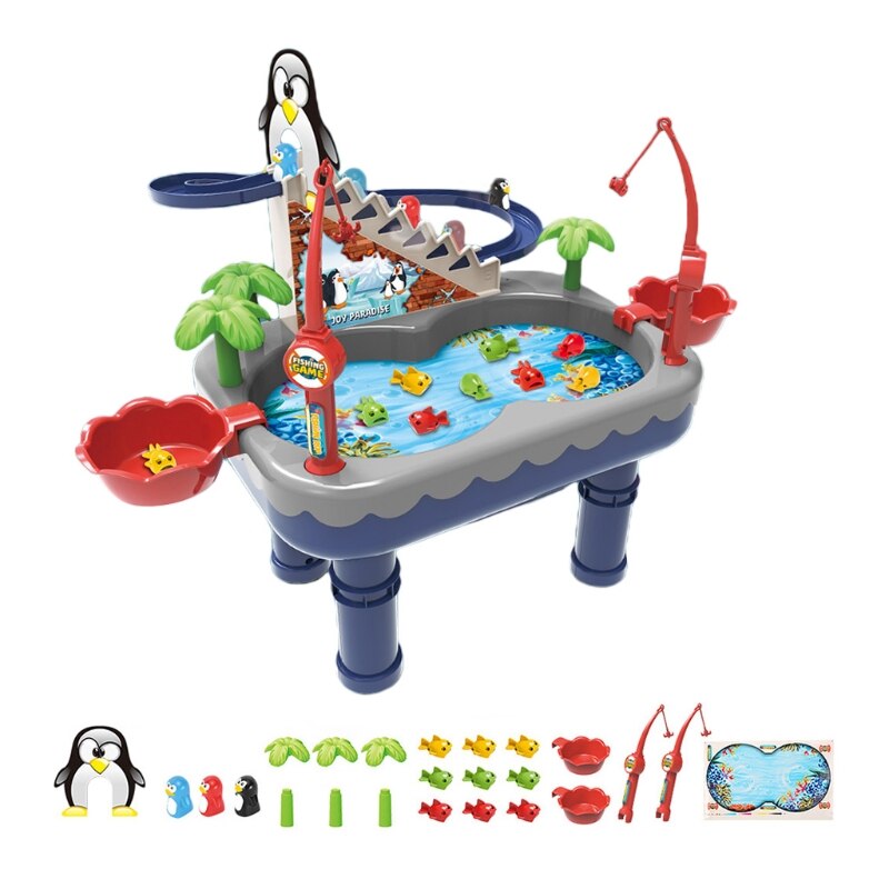 Jouet Pingouin Roller Coaster - Circuit électrique Avec Musique Pour Enfants