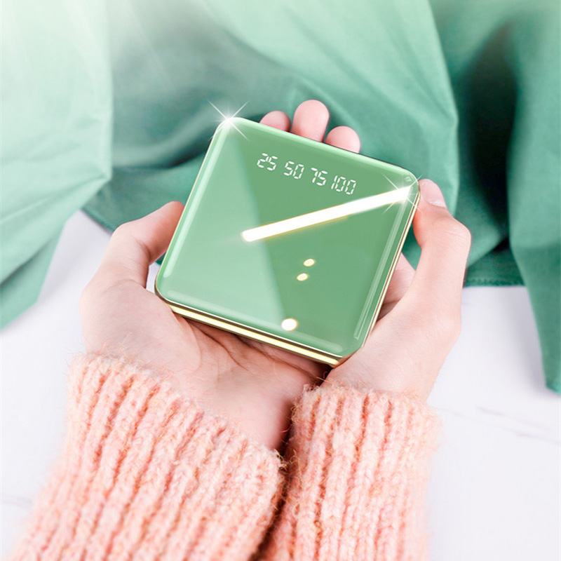 30000mAh mini power bank with cable power bank LED flashlight power display portable charger for Android and Apple fast charging