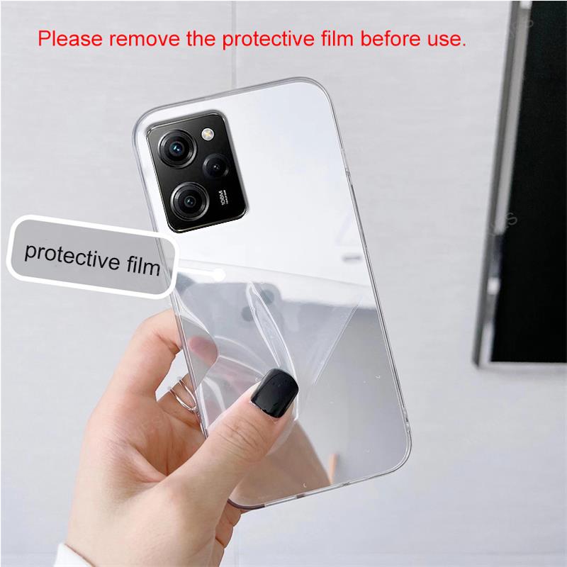 Glanzende luxe spiegel siliconen hoes voor Xiaomi Mi Poco X5 F5 Pro F4 F3 schokbestendige achterkant op Poko X5pro F5pro X5F4 3 5pro