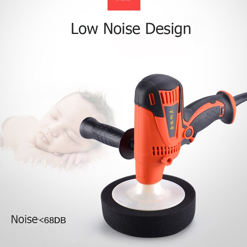 220V 1600W Electric Polisher 3500rpm 6 Speeds Auto Polishing Machine Car Polisher Care Floor Sanding Waxing Tools Waxing Coating
