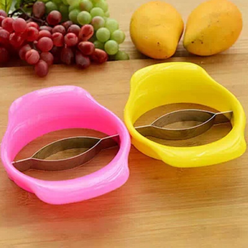 1pc keuken mango splitter fruit keuken gadget accessoires perzik snijder roestvrij staal mango snijden