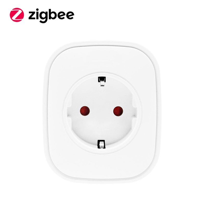 Haozee zigbee strømmåler plugg kontroll strøm på av stikkontakt smarte hjem enheter kontroll av smart zone app