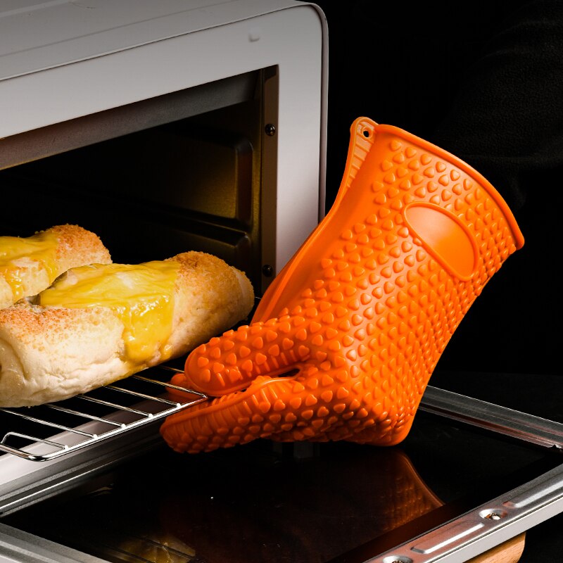 1 Pc Silicone Glove Heat Resistant Glove for BBQ Grill Gloves for Cooking Baking Tools Barbecue Grilling Gloves