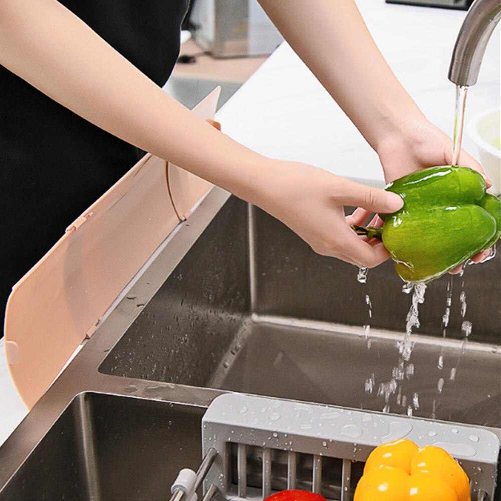 Portable Basin Sink Water Splash Guard Kitchen Bathroom Splashproof Baffle Board kitchen Household Sink Splash Guard