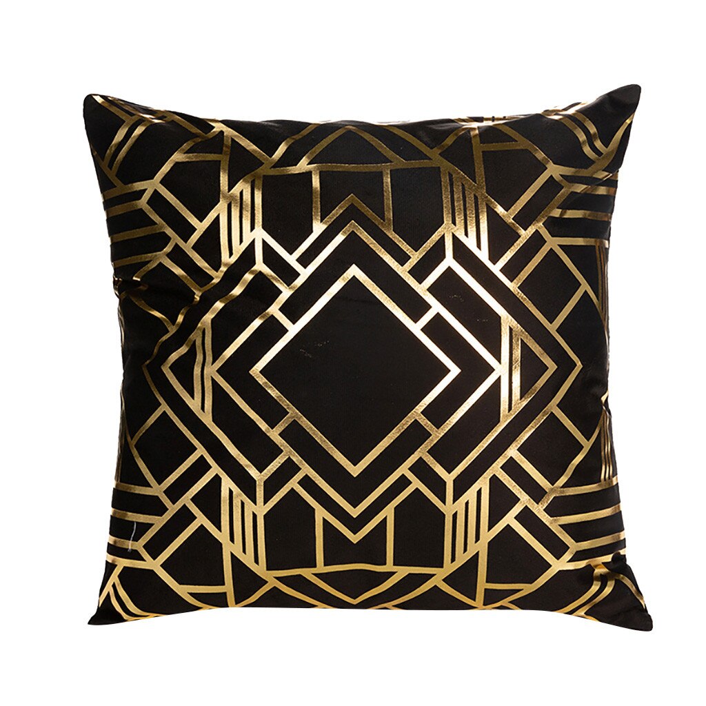 #l5 2019 polyester guld brev kudde soffa bil midje kudde kudde kamouflage absorbera svett kuddar faux: Sid