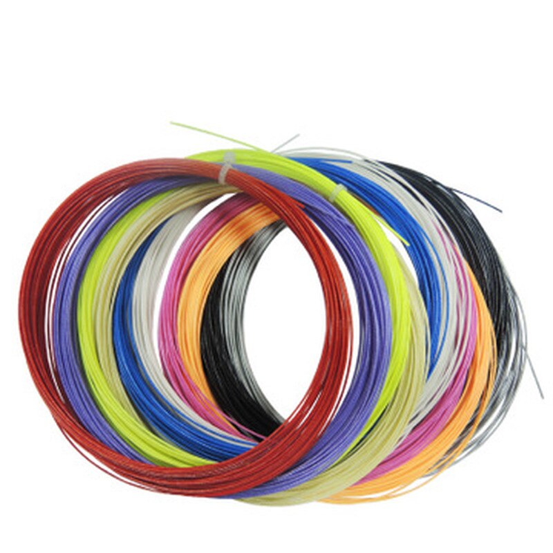 1 Artikel Badminton Racket String Badminton Training String Multicolor Badminton Racket String 0. 7Mm * 10M