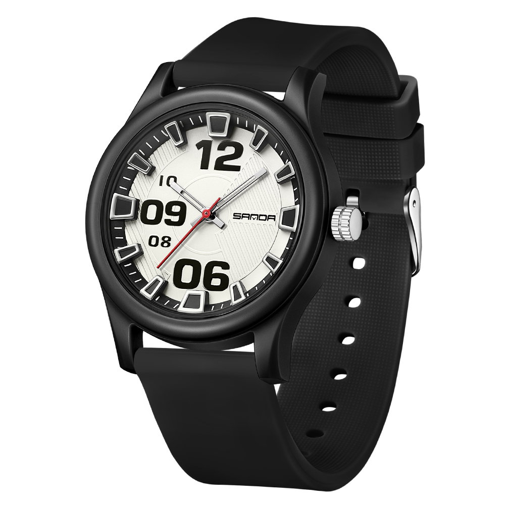 Relojes de para mujer, relojes simples e informales con correa de silicona suave para mujer, relojes de enfermera impermeables para mujer, reloj de pulsera para mujer: Marrón
