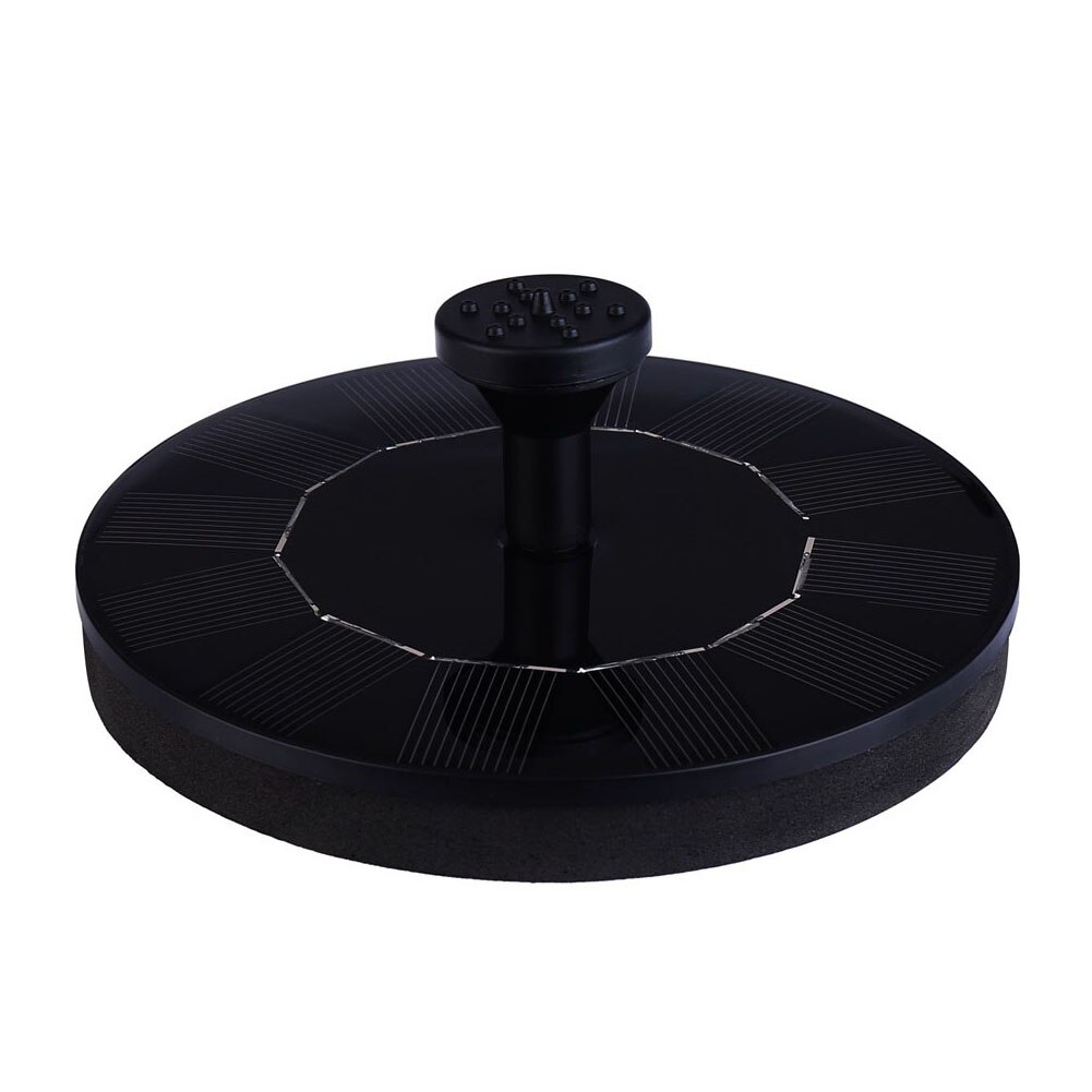 1 zestaw mini okrągły 1W fontanna solarna pompa wody basen wystrój krajobraz zewnętrzny ogród staw rozpylać robić samochodu oczko wodne akwarium 6V Dia 13cm