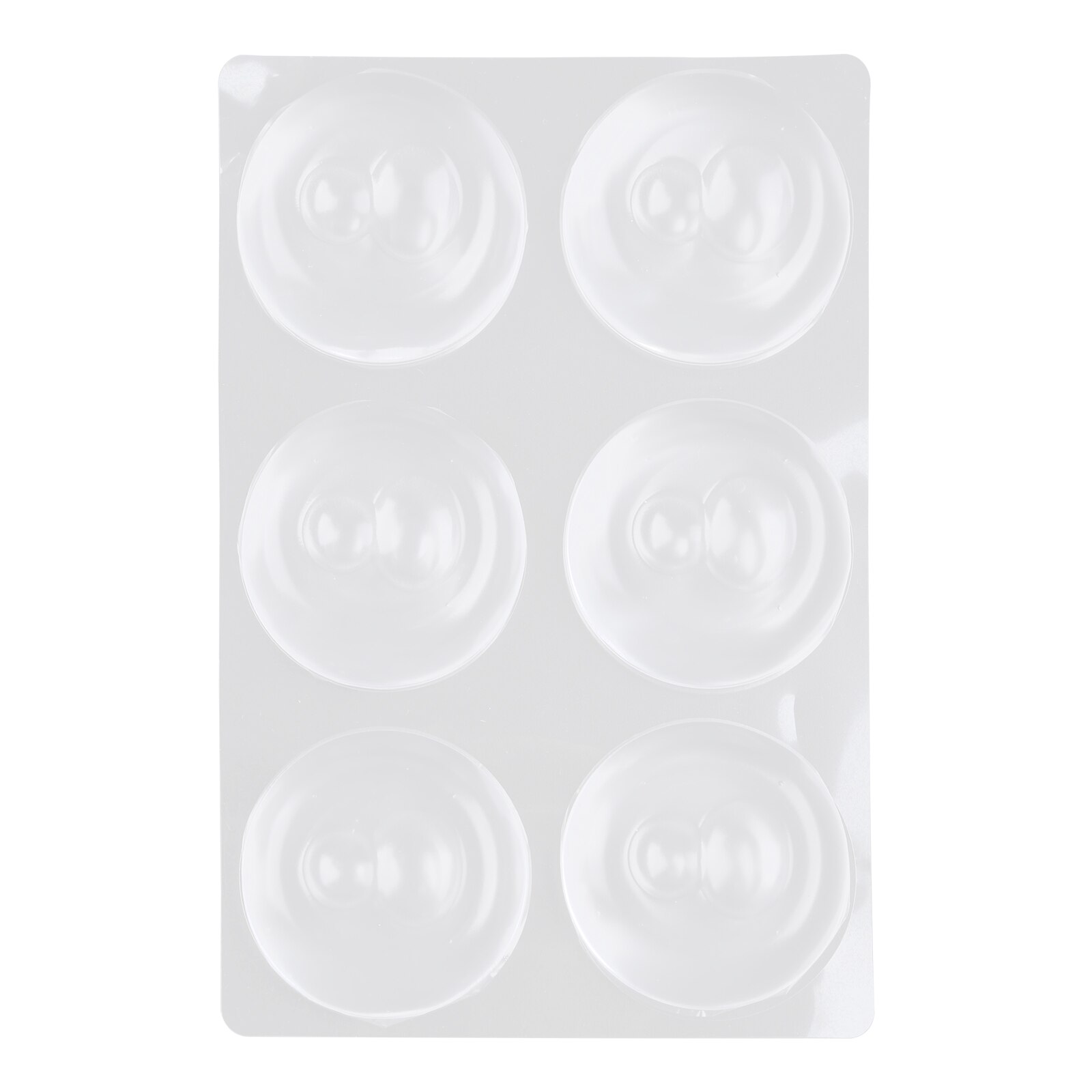 1/6 Pcs Silicone Wall Protector Door Stopper for Doorknobs Cabinets Toilet Cover