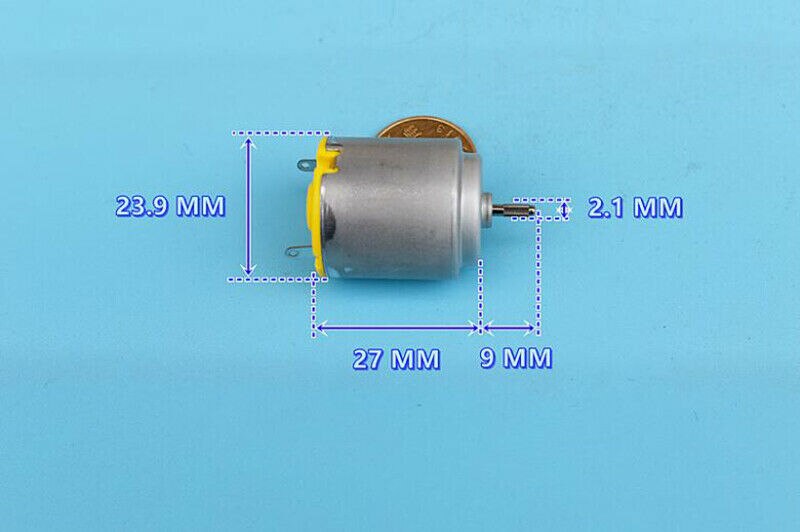 Mabuchi RE 260RA 2670 Micro R260 Dc Motor Pequeno Mini 24mm Redondo