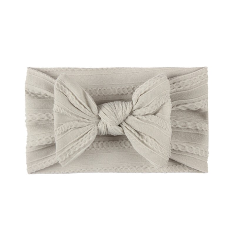 1Pcs Floral Bows Baby Headband Dot Bowknot Hairband Baby Girl Headbands nylon chiffon Kids Hair Band Girls Hair Accessories: 05
