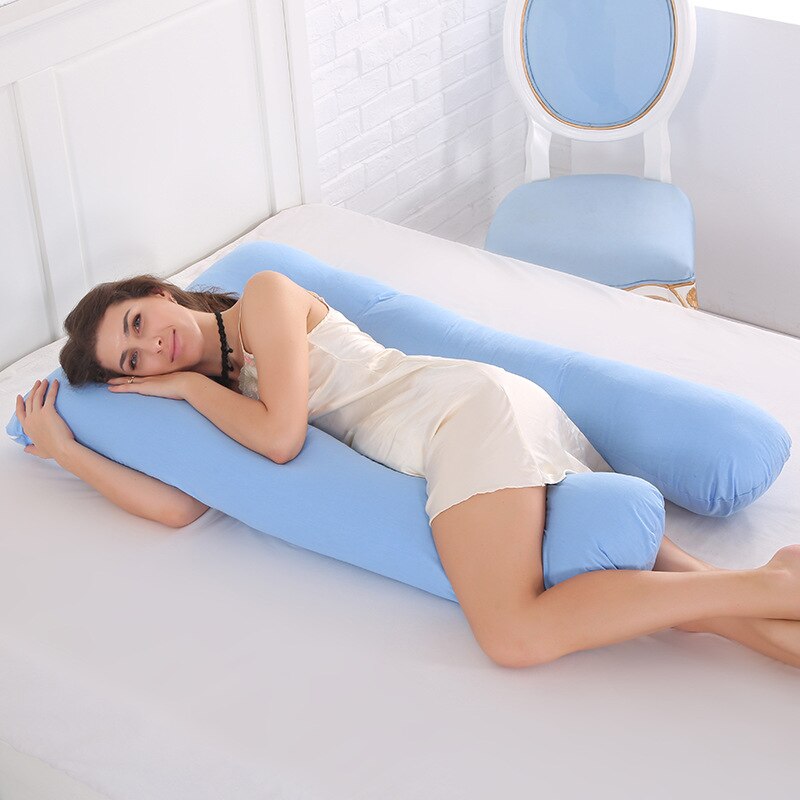 U Shape Maternity Sleeping Support Pillow Pregnant Women Home Body Cushion Home BeddingPad: lanse