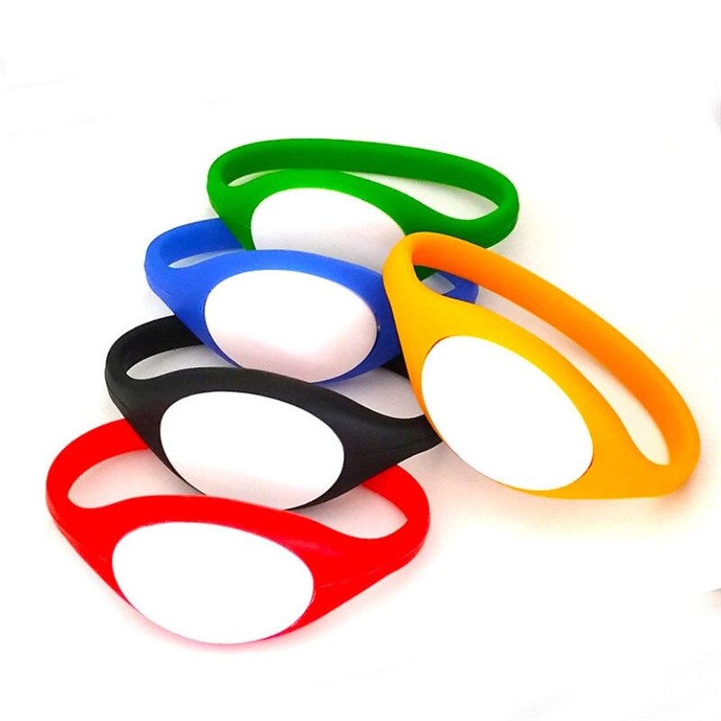 Rfid tag silikon armband  tk4100 silikon armband 125 khz armband simklubb vatten band medlemmar armband 10 st