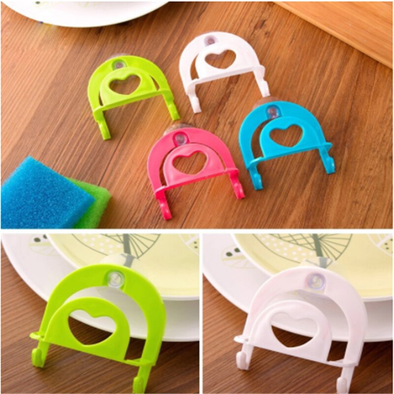 5Pcs Spons Houder Keuken Zuignap Gootsteen Rek Handig Thuis Afdruiprek Droogrek Badkamer Accessoires Houder Organizer