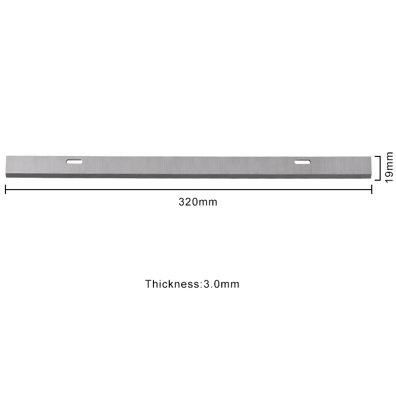 Staribs hyvelblad 320 x 19 x 3mm de7330 för dewalt  dw733 typ 2 för träbearbetning - set  of 2
