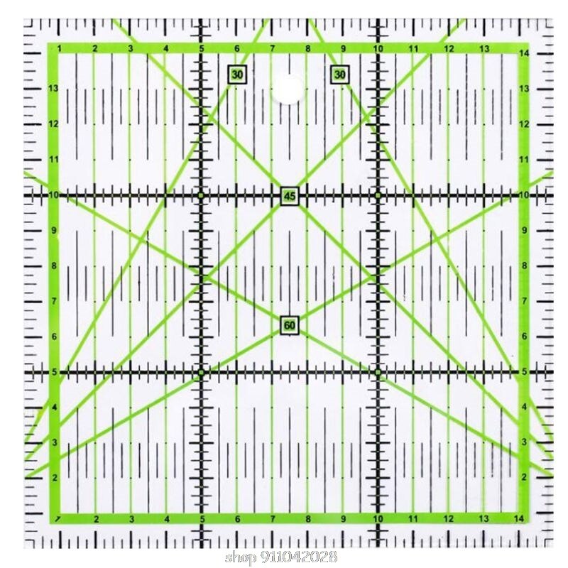 Multifunction Acrylic Patchwork Drawing Ruler Quilting Sewing Measuring Yardstick Tool Home Tailor N13 20: 5AC402820-B