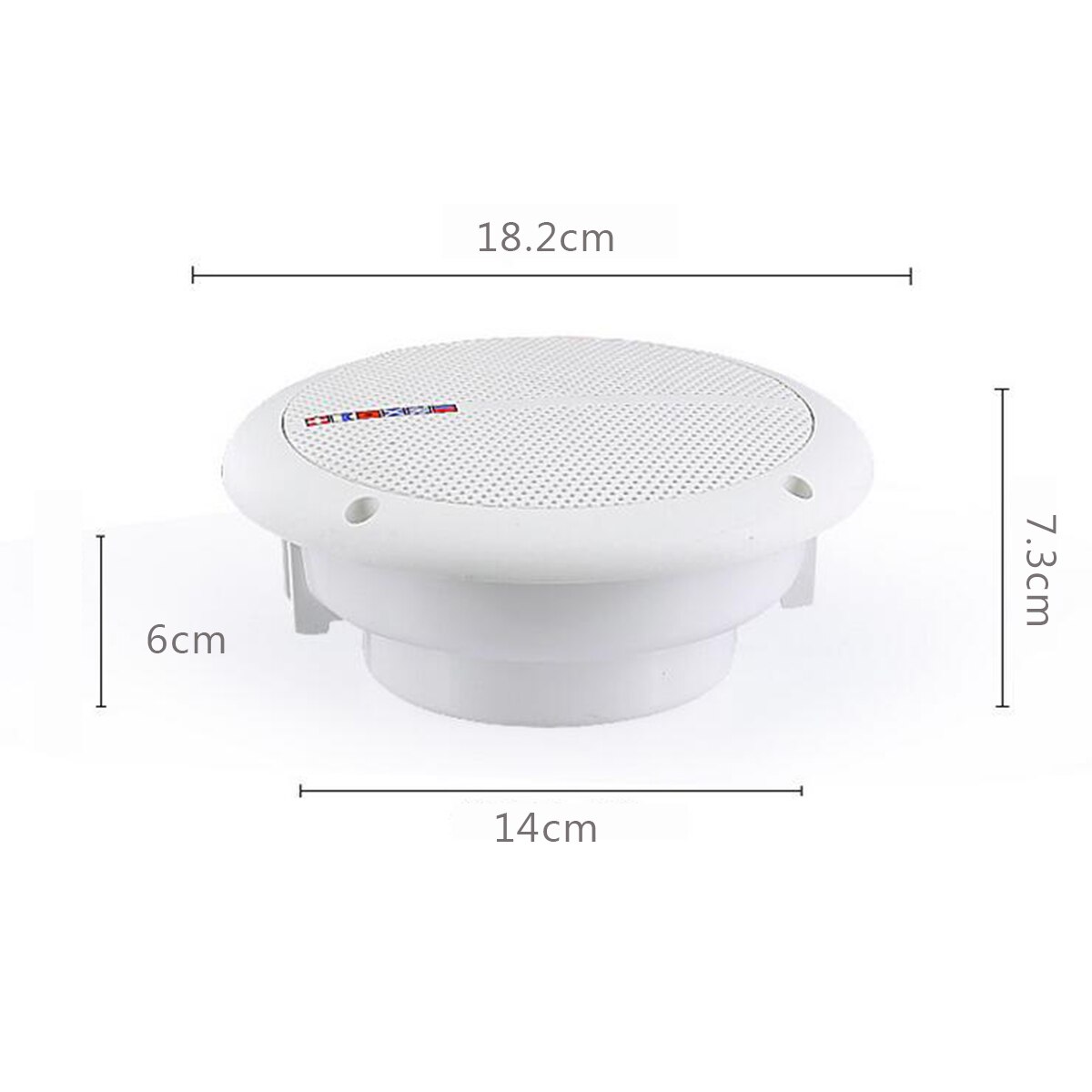 Altavoces de techo resistentes al agua de 70W y 7 pulgadas, altavoces de montaje empotrado de 2 vías, Audio en casa, tumbona, reproductor de música estéreo para coche, 1 par