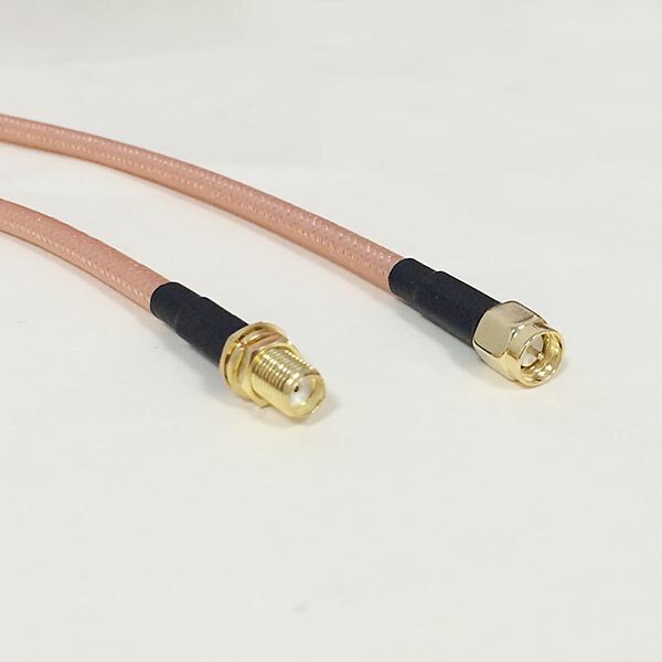 Modem Coaxial Cable SMA Male Plug Connector Switch SMA Female Jack Connector RG142 Cable Pigtail 50CM 20" Adapter