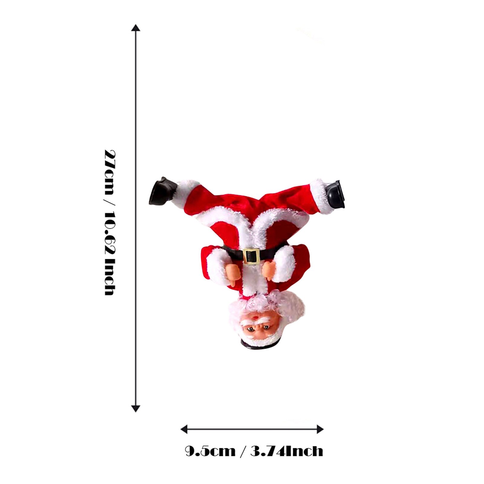 Electronic Plush Toy Swing Dancing Christmas Santa Claus Street Dance Carton Cute Toy Funny Christmas Decorations Plush Toys L3