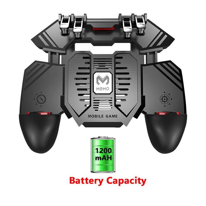 AK77 Game Gamepad Voor Mobiele Telefoon Shooter Trigger Fire Knop Controller Joystick Metalen Trigger Pubg Mobiele Shooter Joystick: AK77-1200mah